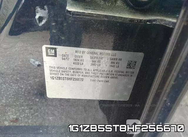 1G1ZB5ST8HF256670 фото 10