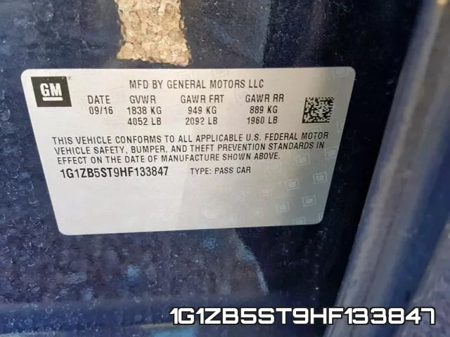 1G1ZB5ST9HF133847 фото 2