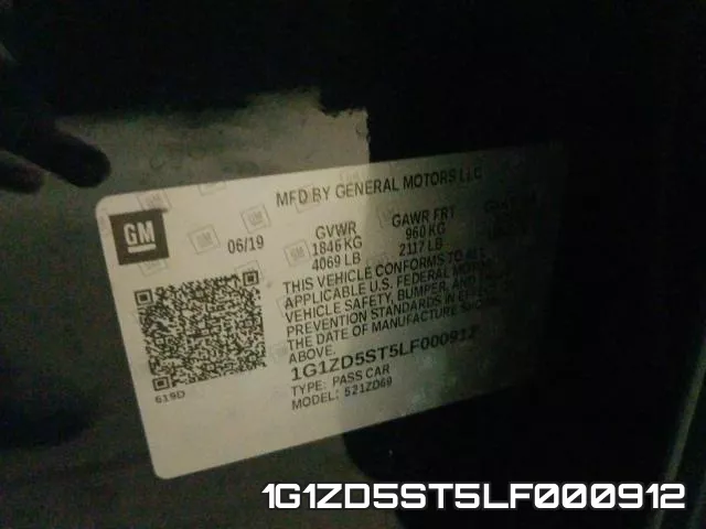 1G1ZD5ST5LF000912 фото 2