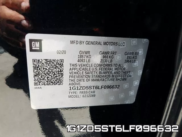1G1ZD5ST6LF096632 фото 2