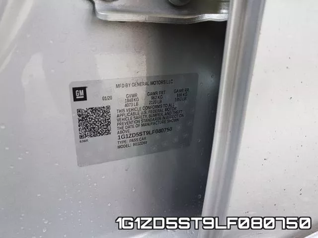 1G1ZD5ST9LF080750 фото 2