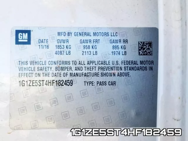 1G1ZE5ST4HF182459 фото 2
