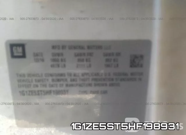 1G1ZE5ST5HF198931 фото 10