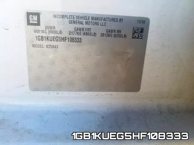 1GB1KUEG5HF108333 фото 2