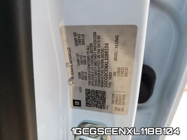 1GCGSCENXL1188104 фото 2