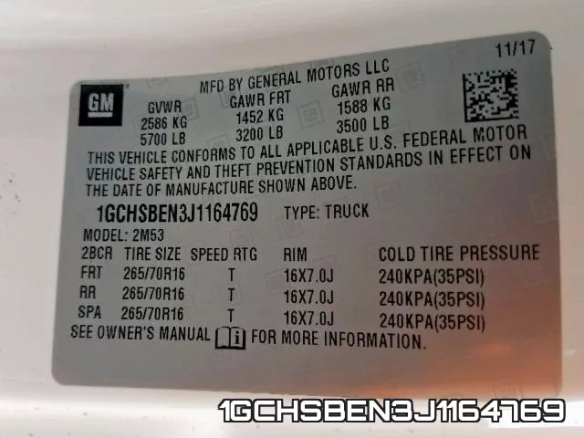 1GCHSBEN3J1164769 фото 2