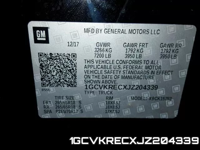 1GCVKRECXJZ204339 фото 2