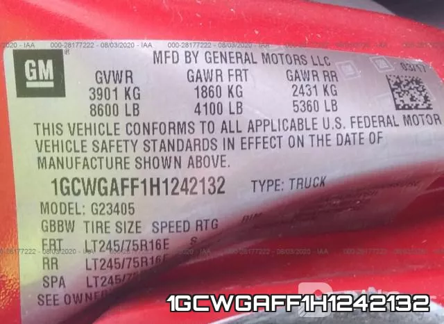 1GCWGAFF1H1242132 фото 10