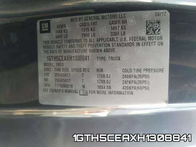 1GTH5CEAXH1308841 фото 2