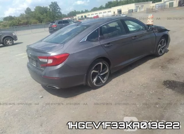 1HGCV1F33KA013622 фото 5