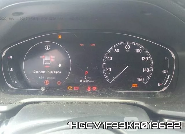 1HGCV1F33KA013622 фото 8