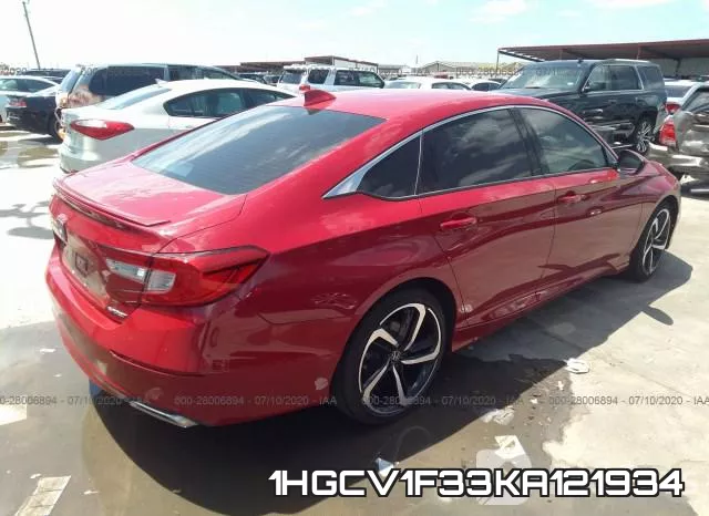 1HGCV1F33KA121934 фото 5