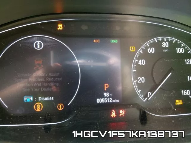 1HGCV1F57KA138737 фото 9