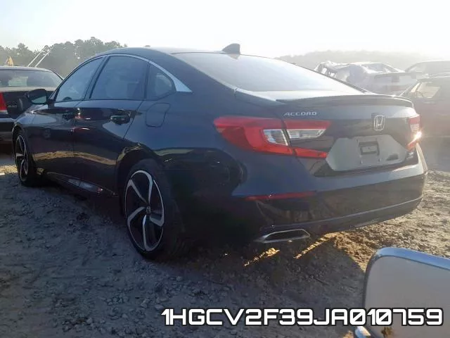 1HGCV2F39JA010759 фото 4