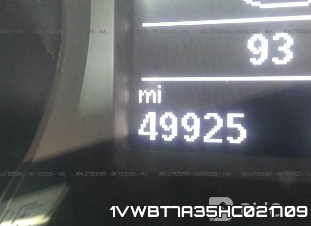 1VWBT7A35HC021709 фото 8