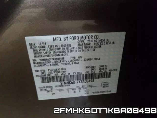 2FMHK6DT7KBA08498 фото 2