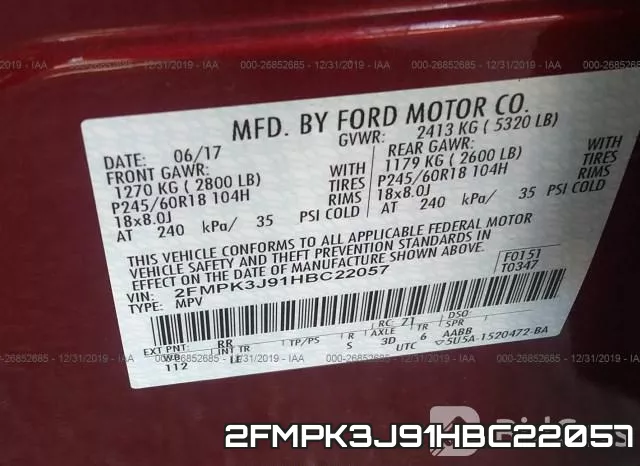 2FMPK3J91HBC22057 фото 10
