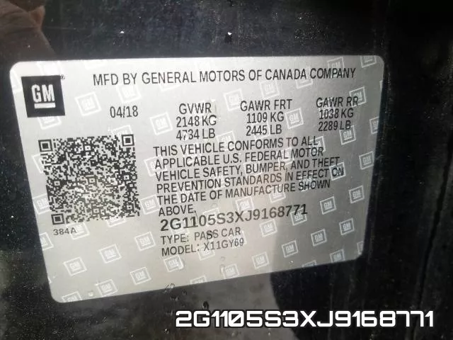 2G1105S3XJ9168771 фото 2