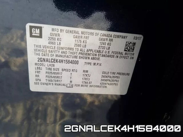 2GNALCEK4H1584000 фото 2