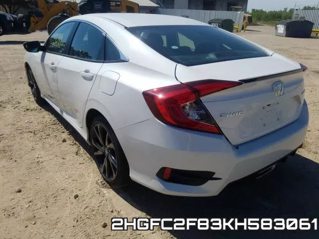2HGFC2F83KH583061 фото 4