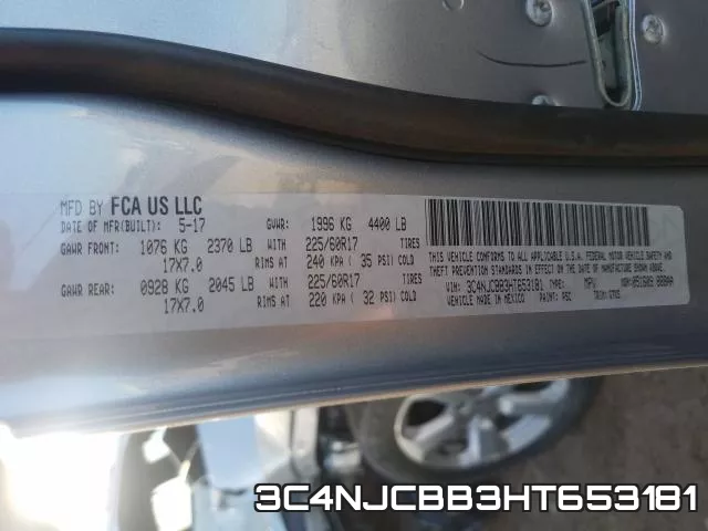 3C4NJCBB3HT653181 фото 2