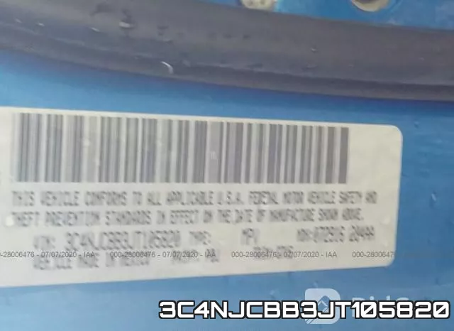 3C4NJCBB3JT105820 фото 10