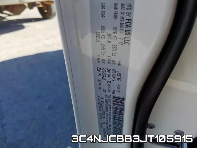 3C4NJCBB3JT105915 фото 2