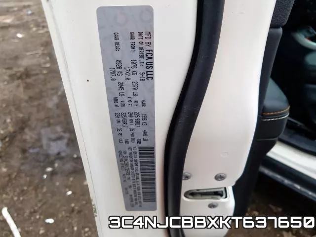 3C4NJCBBXKT637650 фото 2