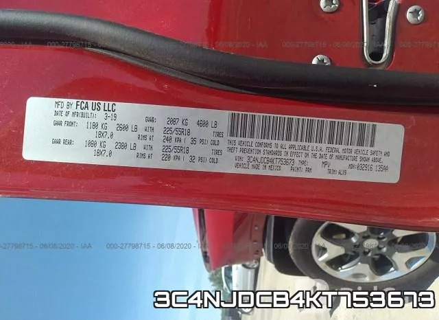 3C4NJDCB4KT753673 фото 10