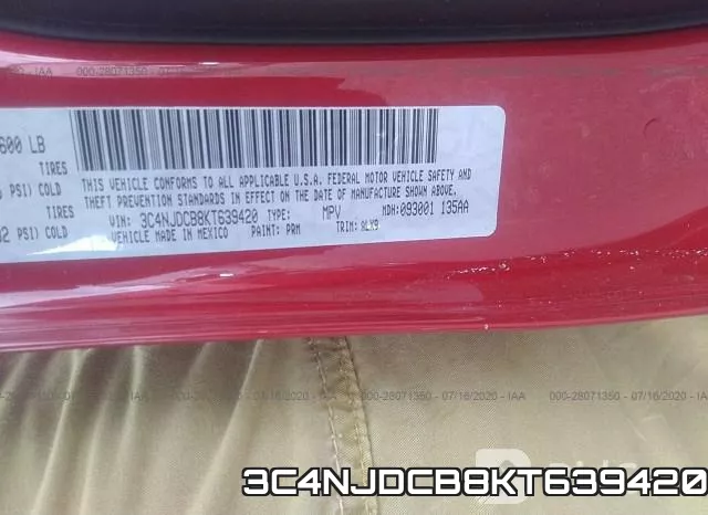 3C4NJDCB8KT639420 фото 10