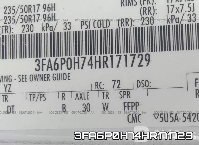 3FA6P0H74HR171729 фото 10