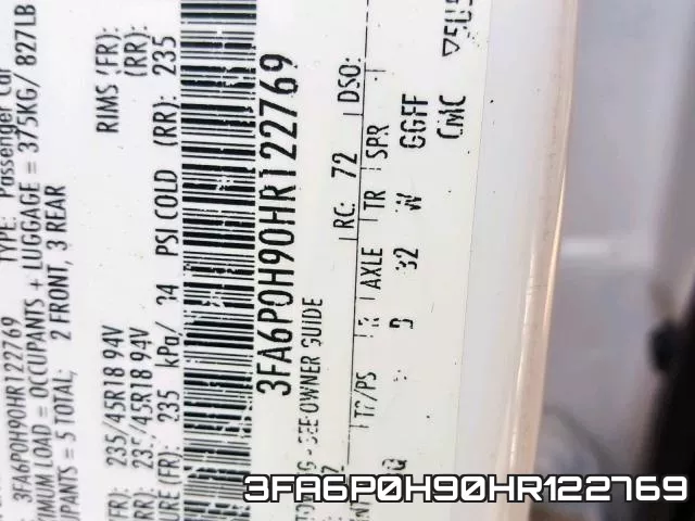 3FA6P0H90HR122769 фото 2
