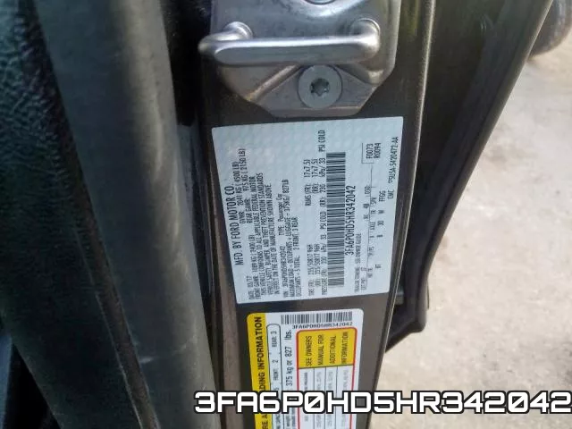 3FA6P0HD5HR342042 фото 2