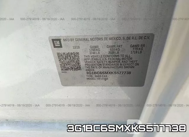 3G1BC6SMXKS577738 фото 10
