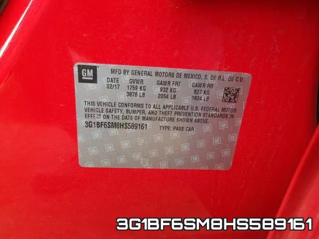 3G1BF6SM8HS589161 фото 2