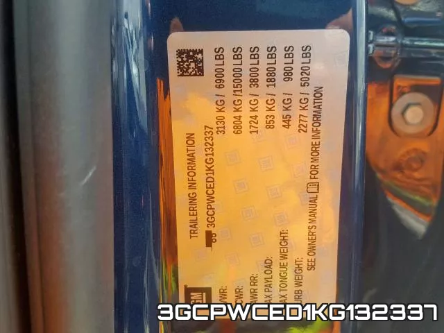 3GCPWCED1KG132337 фото 2