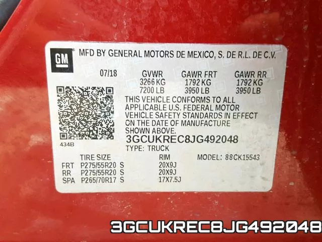 3GCUKREC8JG492048 фото 2