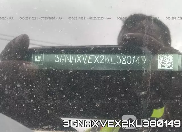 3GNAXVEX2KL380149 фото 10