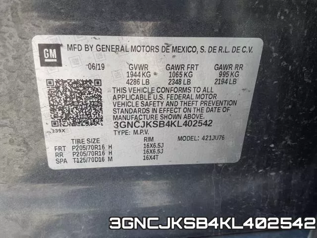 3GNCJKSB4KL402542 фото 2