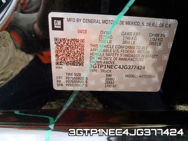 3GTP1NEC4JG377424 фото 2