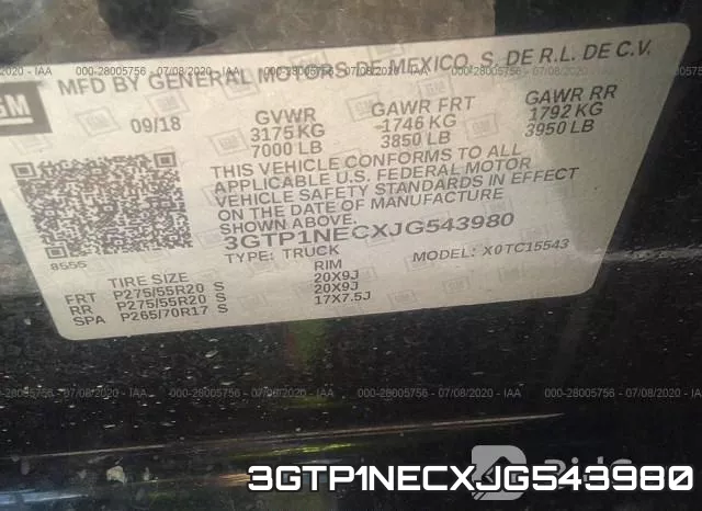 3GTP1NECXJG543980 фото 10