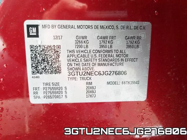 3GTU2NEC6JG276806 фото 2