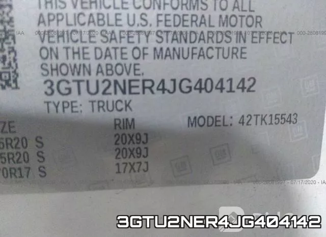 3GTU2NER4JG404142 фото 9