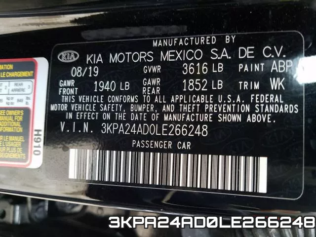 3KPA24AD0LE266248 фото 2