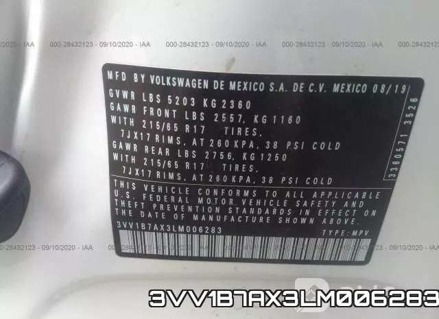 3VV1B7AX3LM006283 фото 10