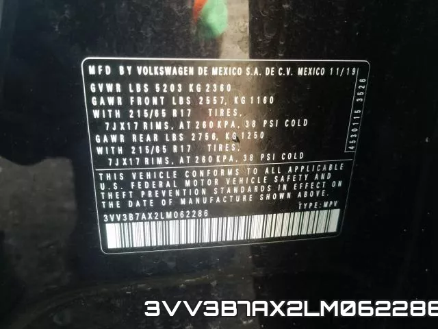 3VV3B7AX2LM062286 фото 2