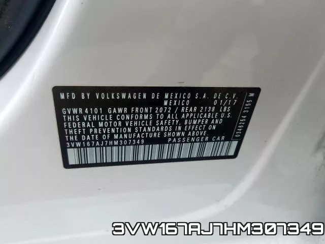 3VW167AJ7HM307349 фото 2