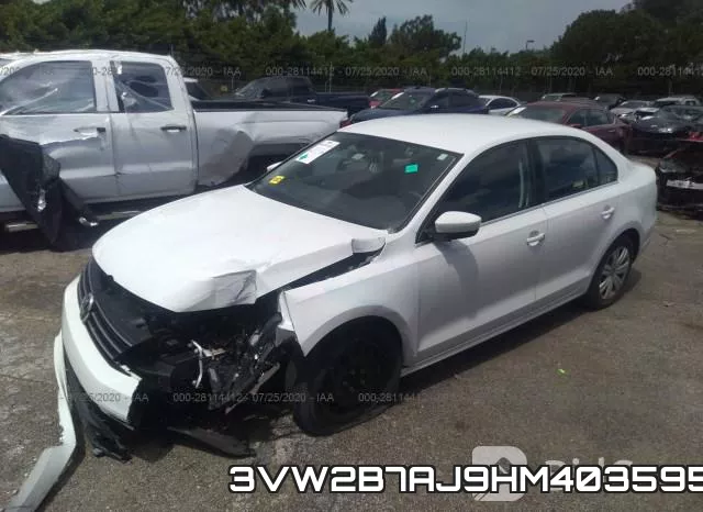 3VW2B7AJ9HM403595 фото 3