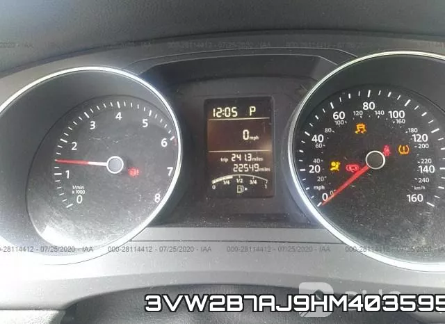 3VW2B7AJ9HM403595 фото 8