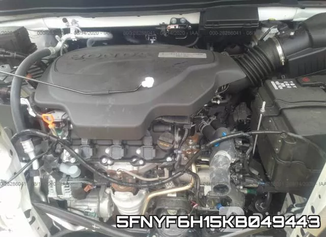 5FNYF6H15KB049443 фото 2